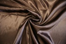 Charmeuse Satin - Brown